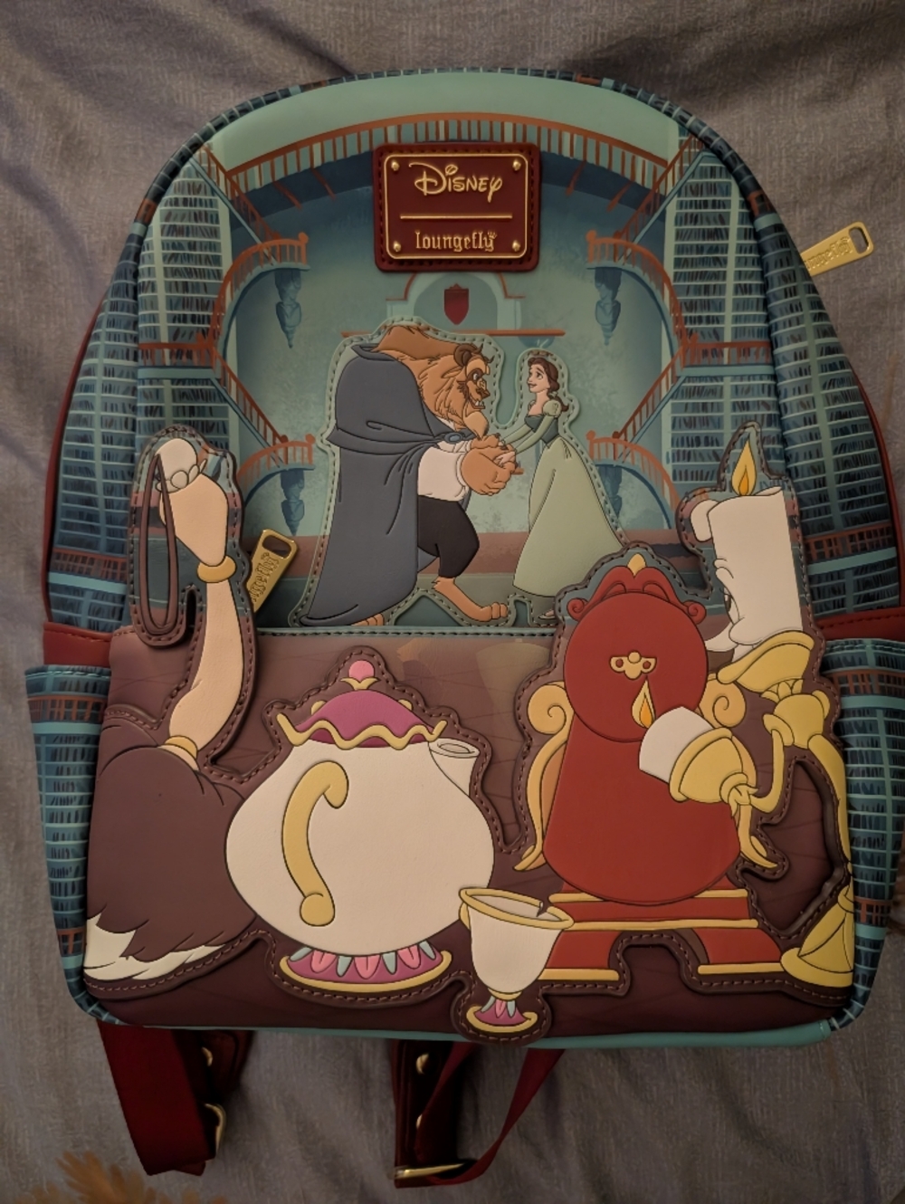 Disney Beauty And The Beast Loungefly Backpack